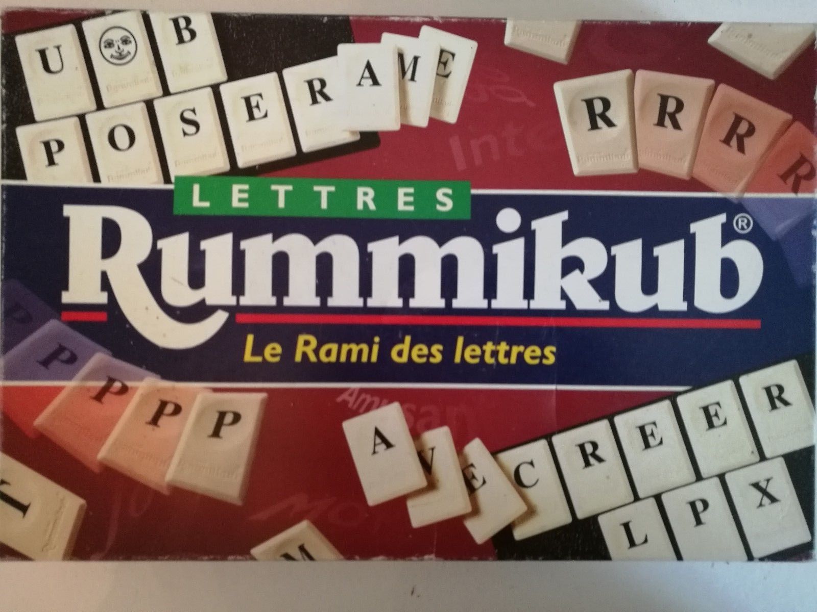 Jeux de société rummikub lettres