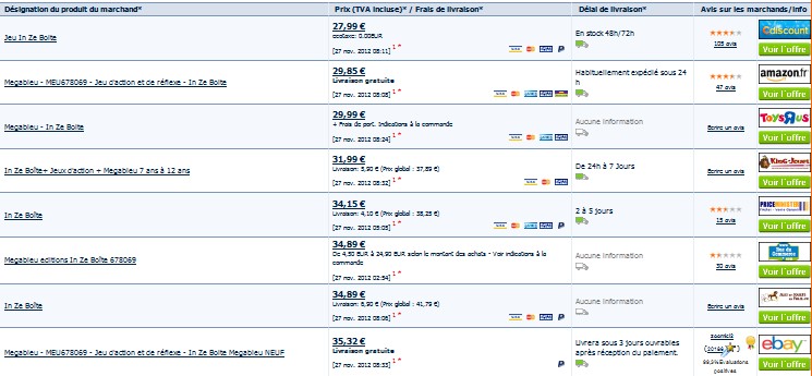 Jeux de société in ze boite