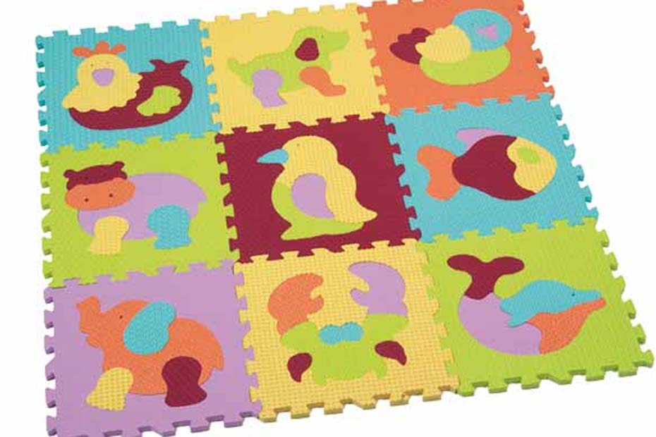 Tapis puzzle mousse bébé