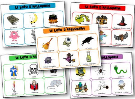 Jeux de société d'halloween