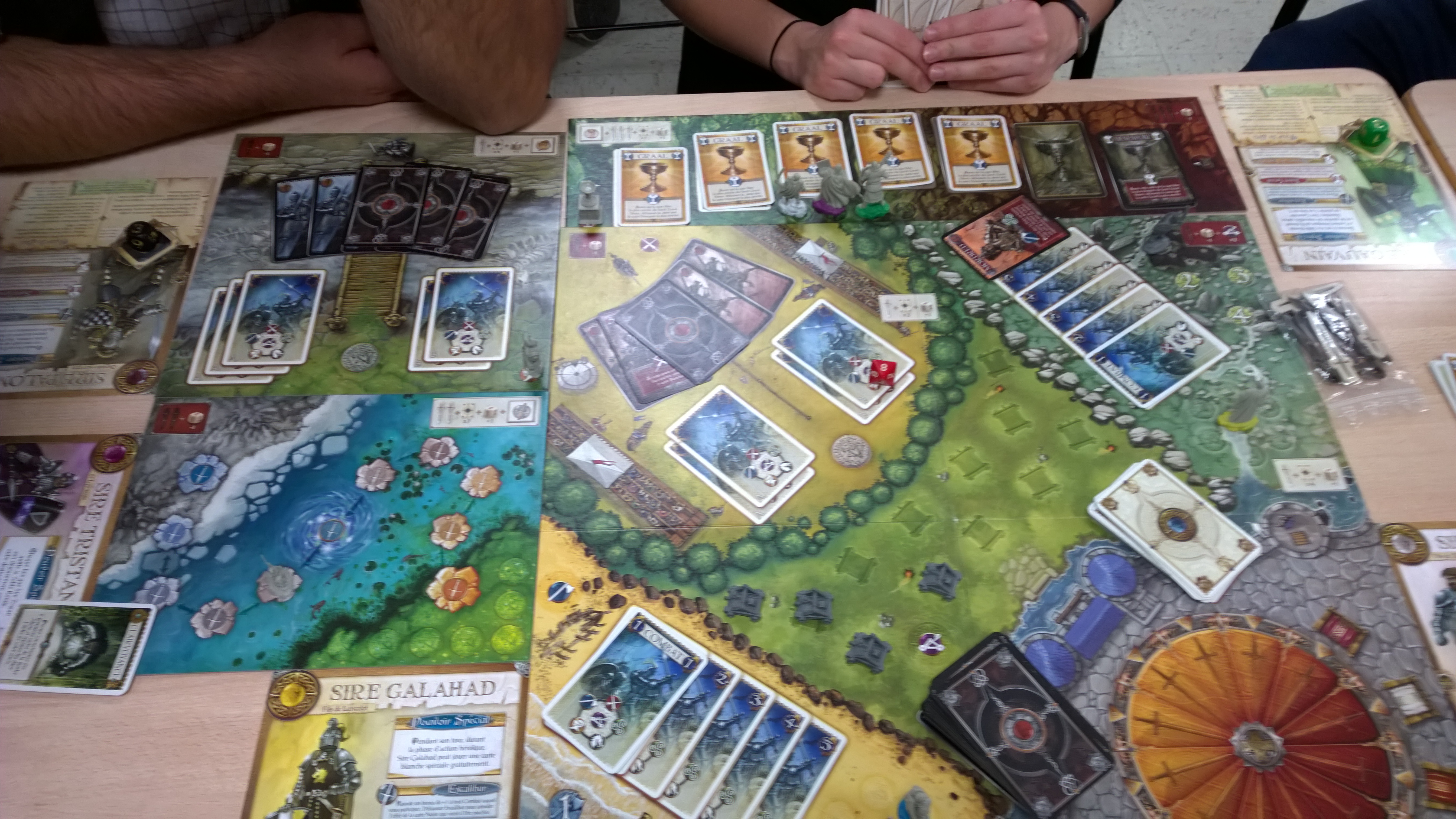 Les chevaliers de la table ronde jeux de société