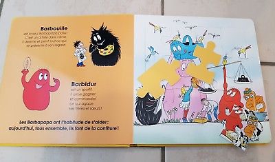 Livre puzzle barbapapa
