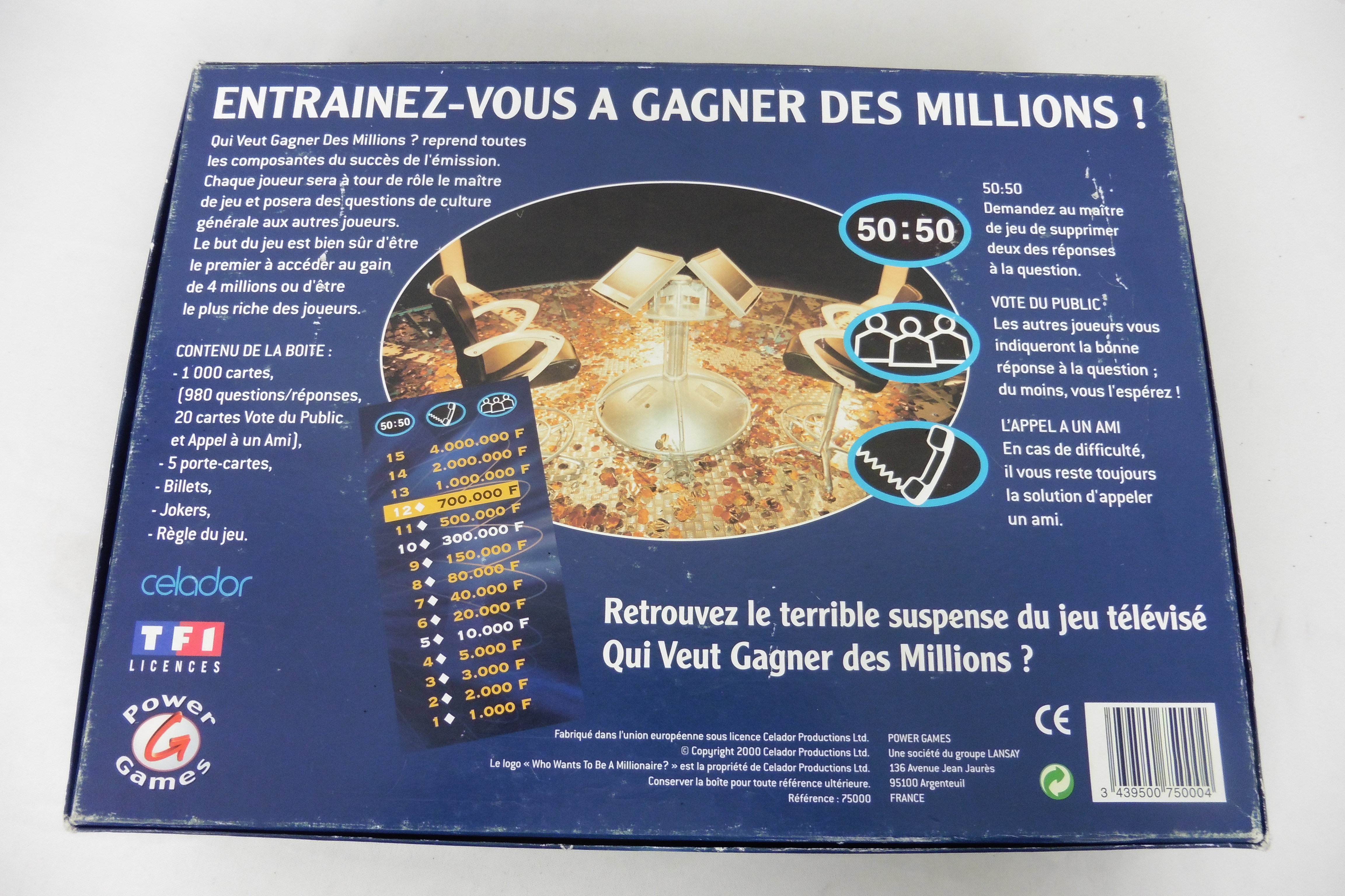 Qui veut gagner des millions jeux de societe
