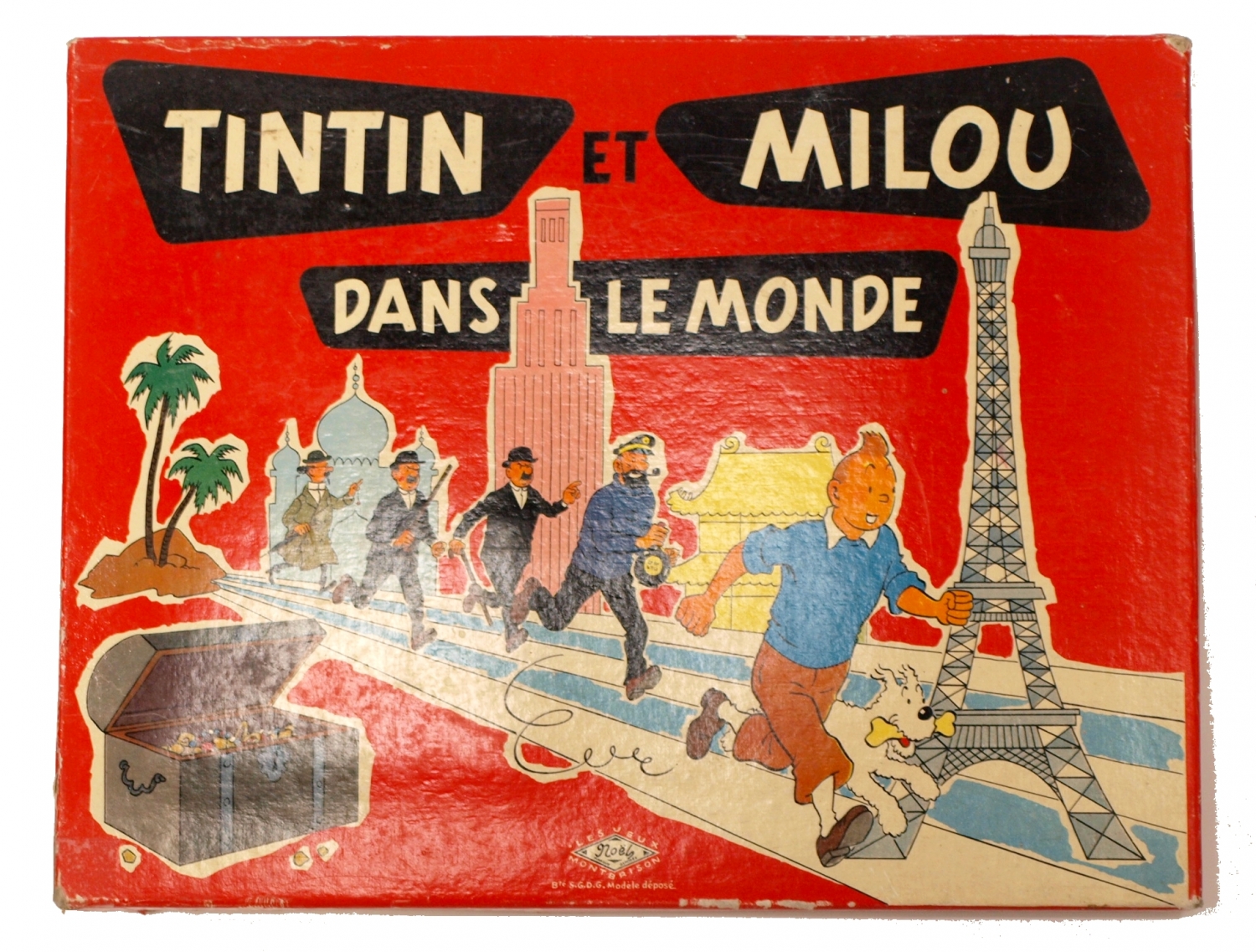 Jeux de société tintin et milou dans le monde