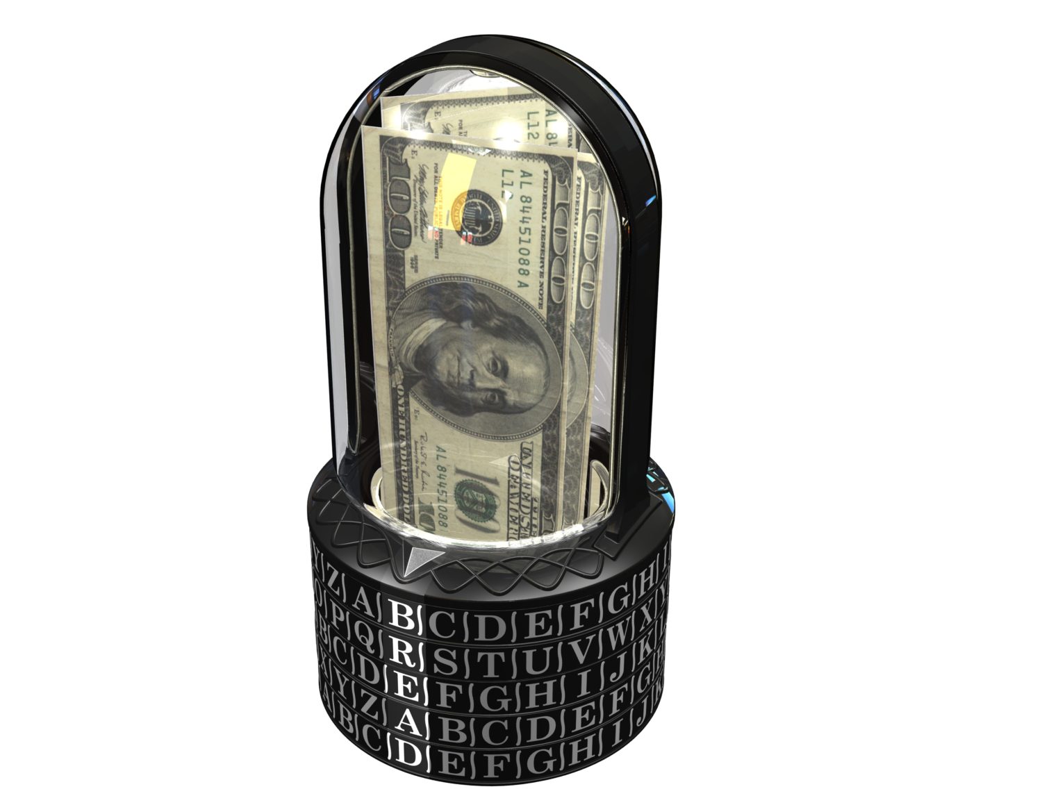 Cryptex puzzle pod