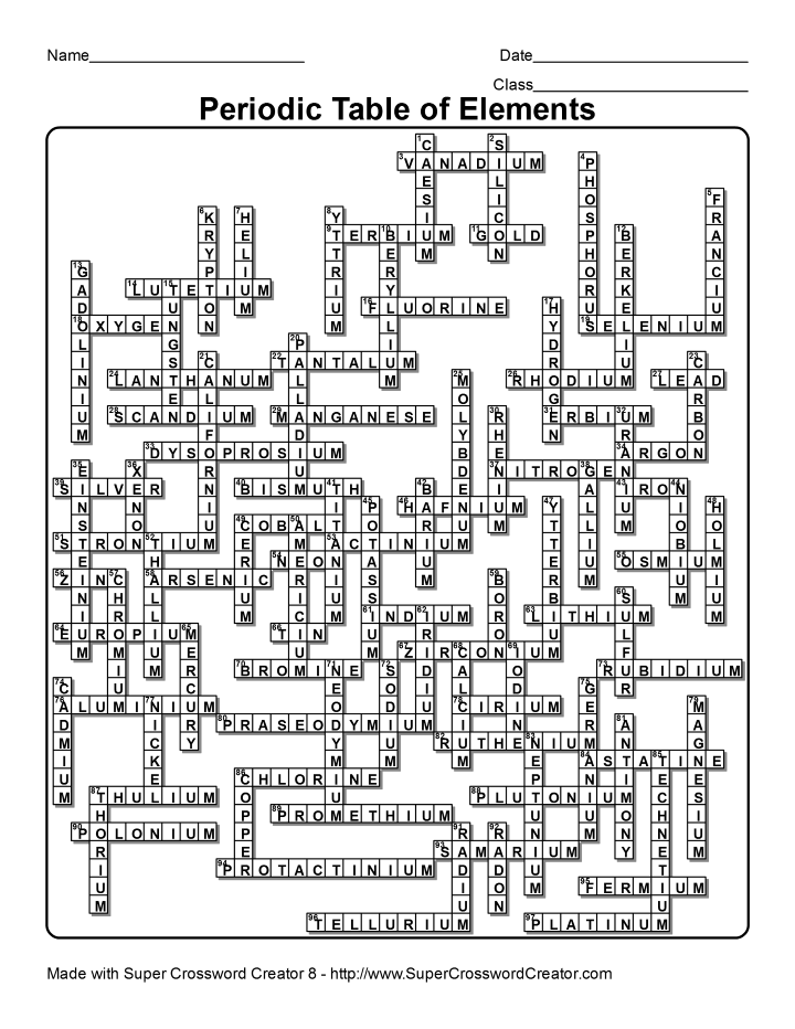 Crossword puzzle creator
