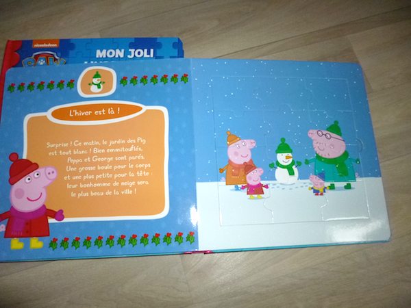 Livre puzzle peppa pig