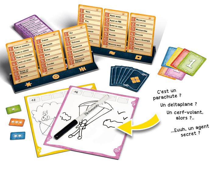 Jeux de société ou il faut dessiner