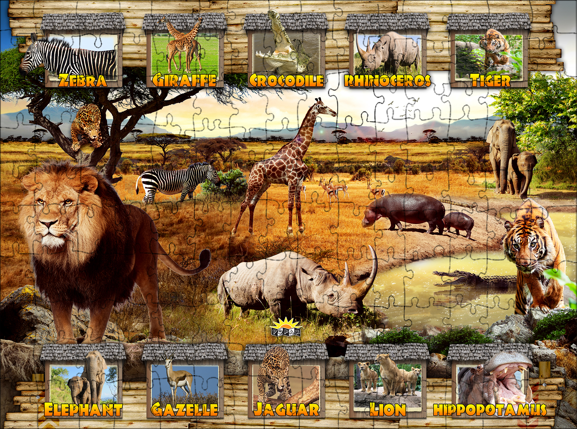 Puzzle safari