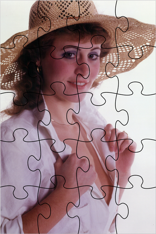 Puzzle portrait
