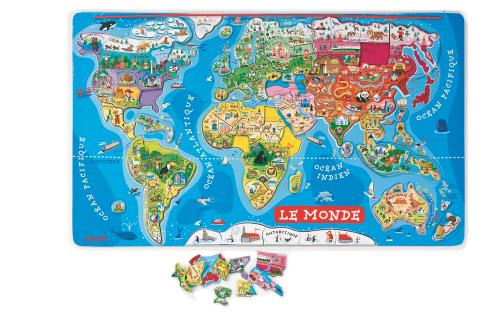 Puzzle janod monde