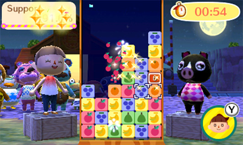 Animal crossing puzzle league