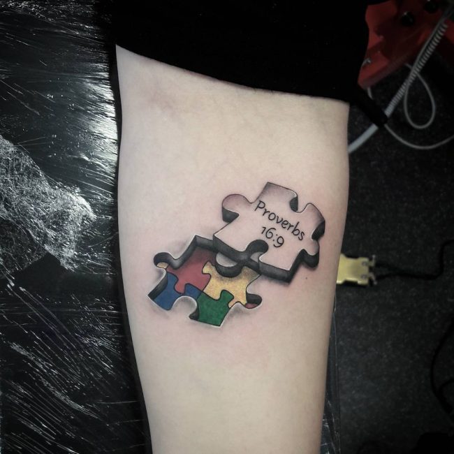 Puzzle tatouage