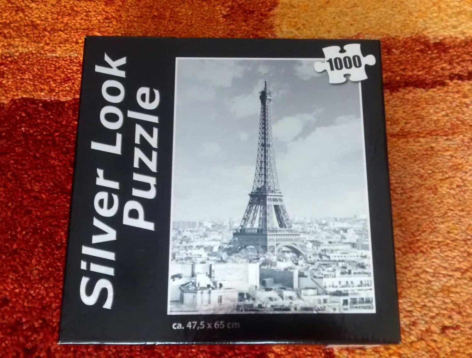 Silver look puzzle
