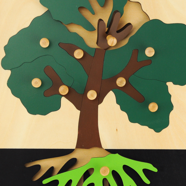Puzzle arbre montessori