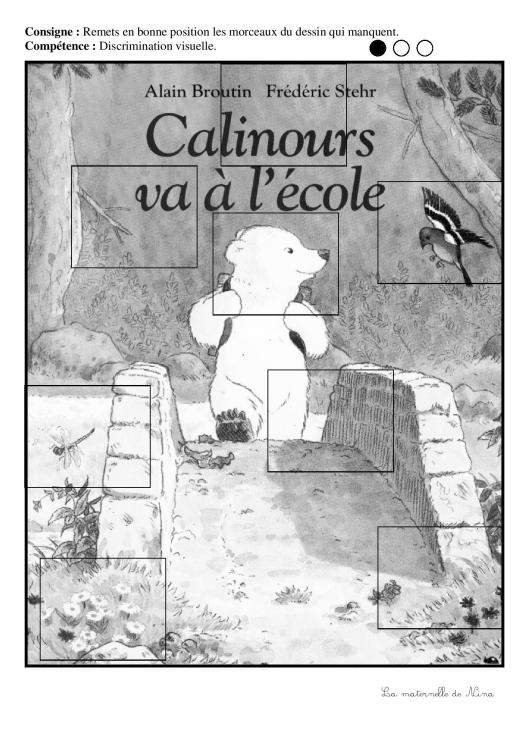Compétence puzzle couverture maternelle