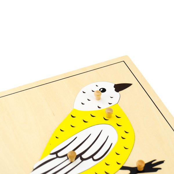 Puzzle oiseau montessori