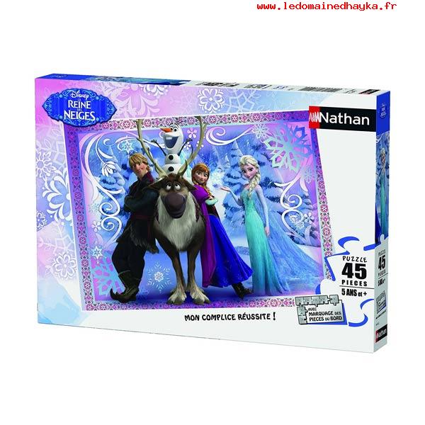 Jeux puzzle la reine des neiges
