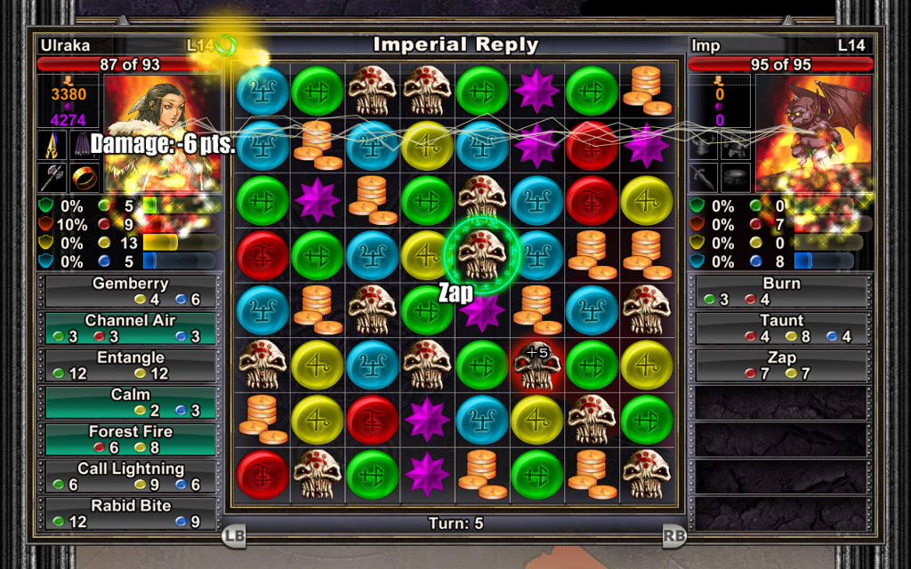 Puzzle quest challenge of the warlords