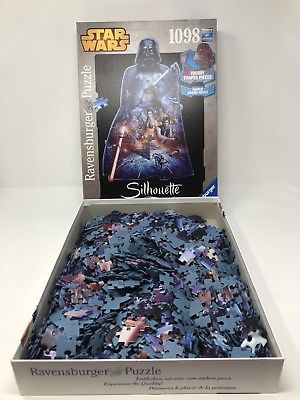 Puzzle star wars silhouette
