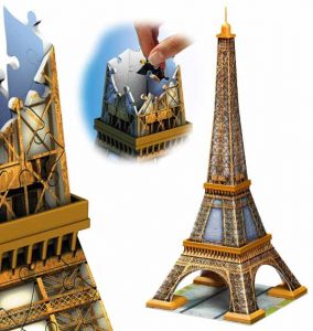 Puzzle tour eiffel 3d lumineuse