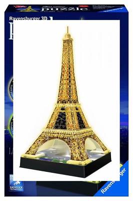 Puzzle 3d tour eiffel de nuit