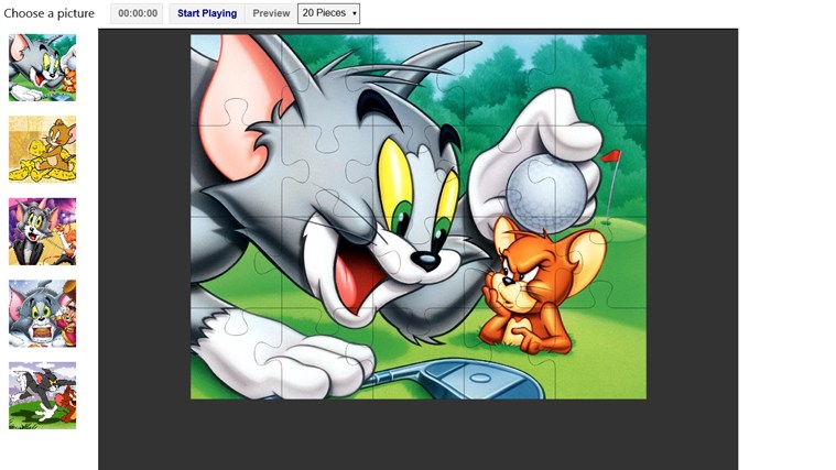 Puzzle tom et jerry