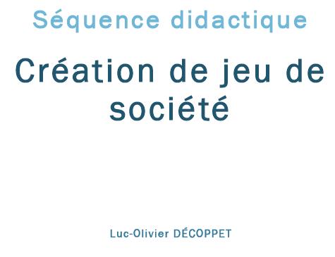 Idée de création de jeux de société