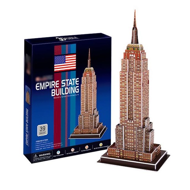 Puzzle 3d empire state building