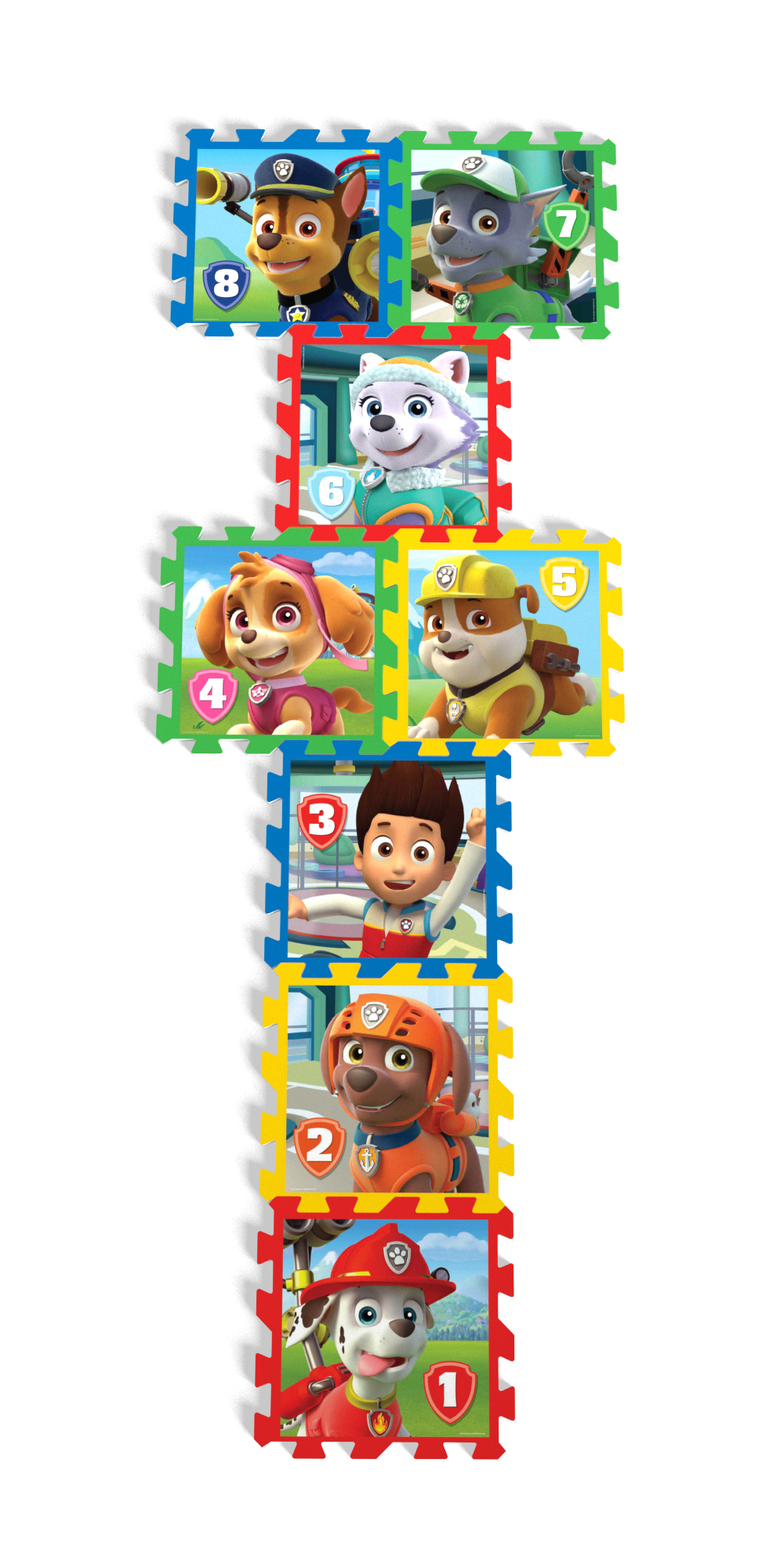 Tapis puzzle pat patrouille