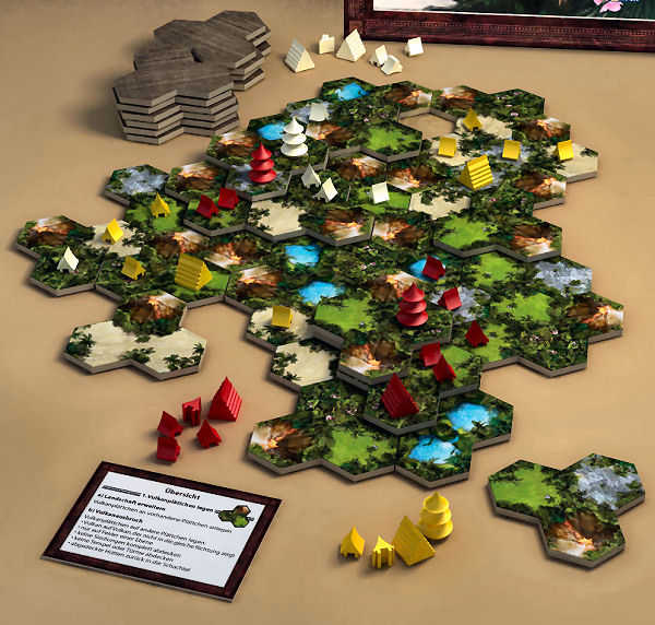 Jeux de société de volcan