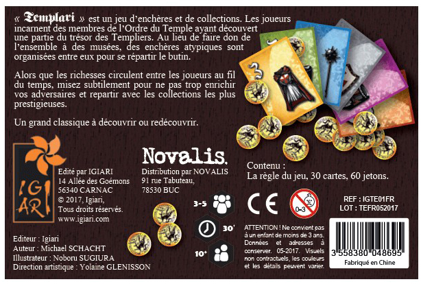 Droits d'auteur jeux de société