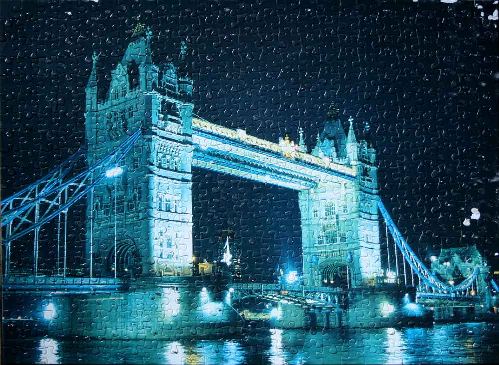 Puzzle tower bridge