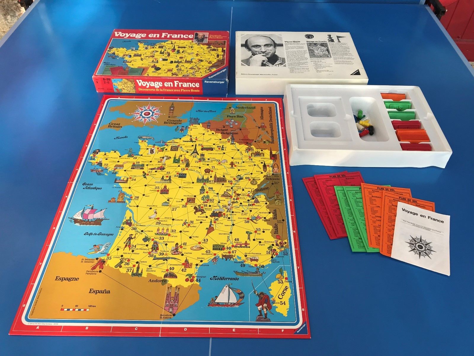 Jeux de société voyage en france