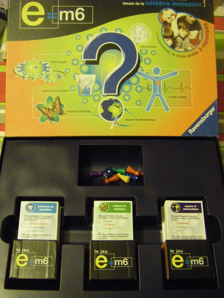 Jeux de société e=m6