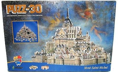 Puzzle 3d mont saint michel