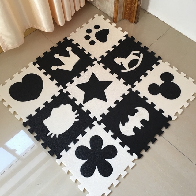 Tapis puzzle mousse toxique