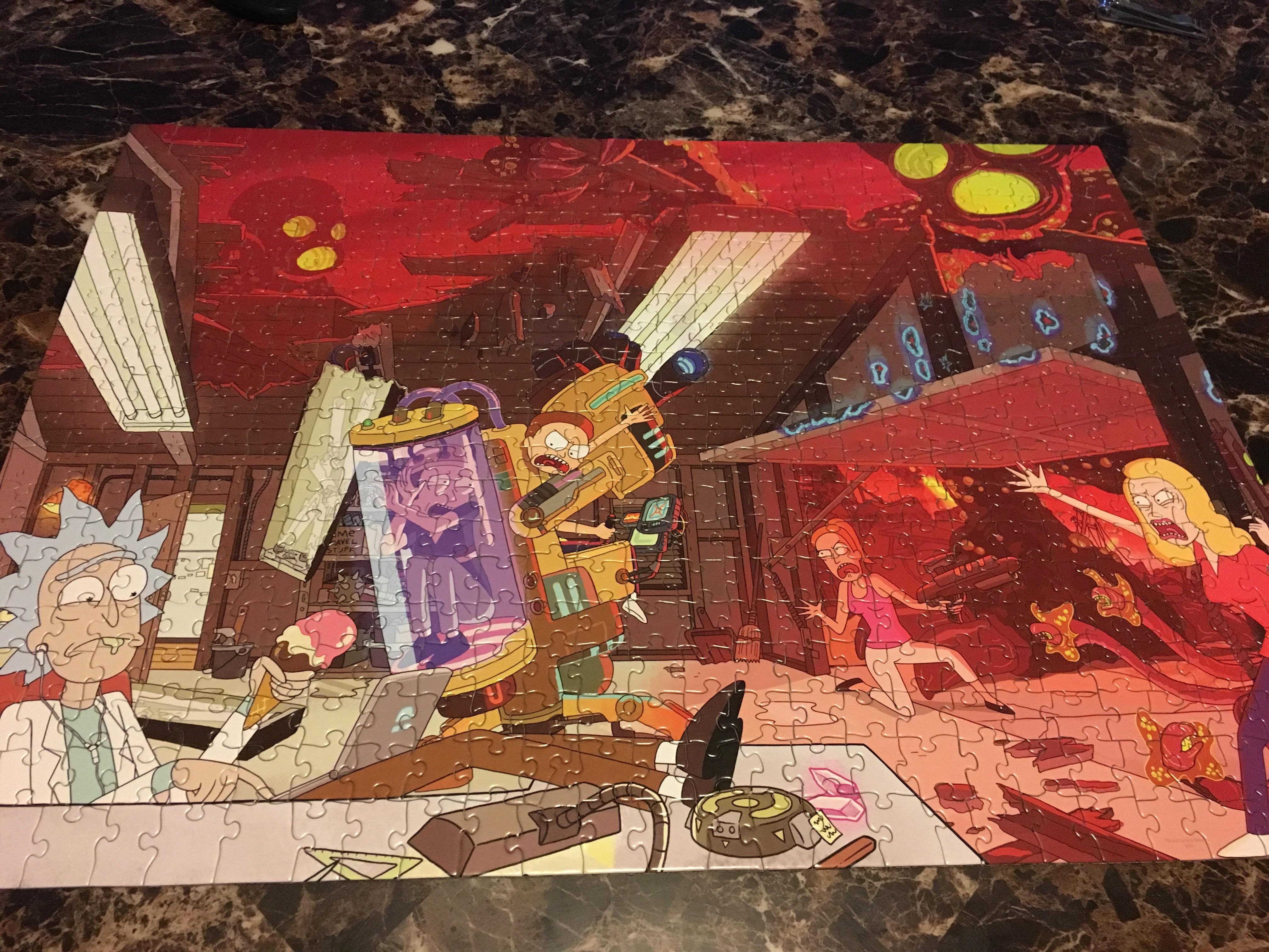 Puzzle rick et morty