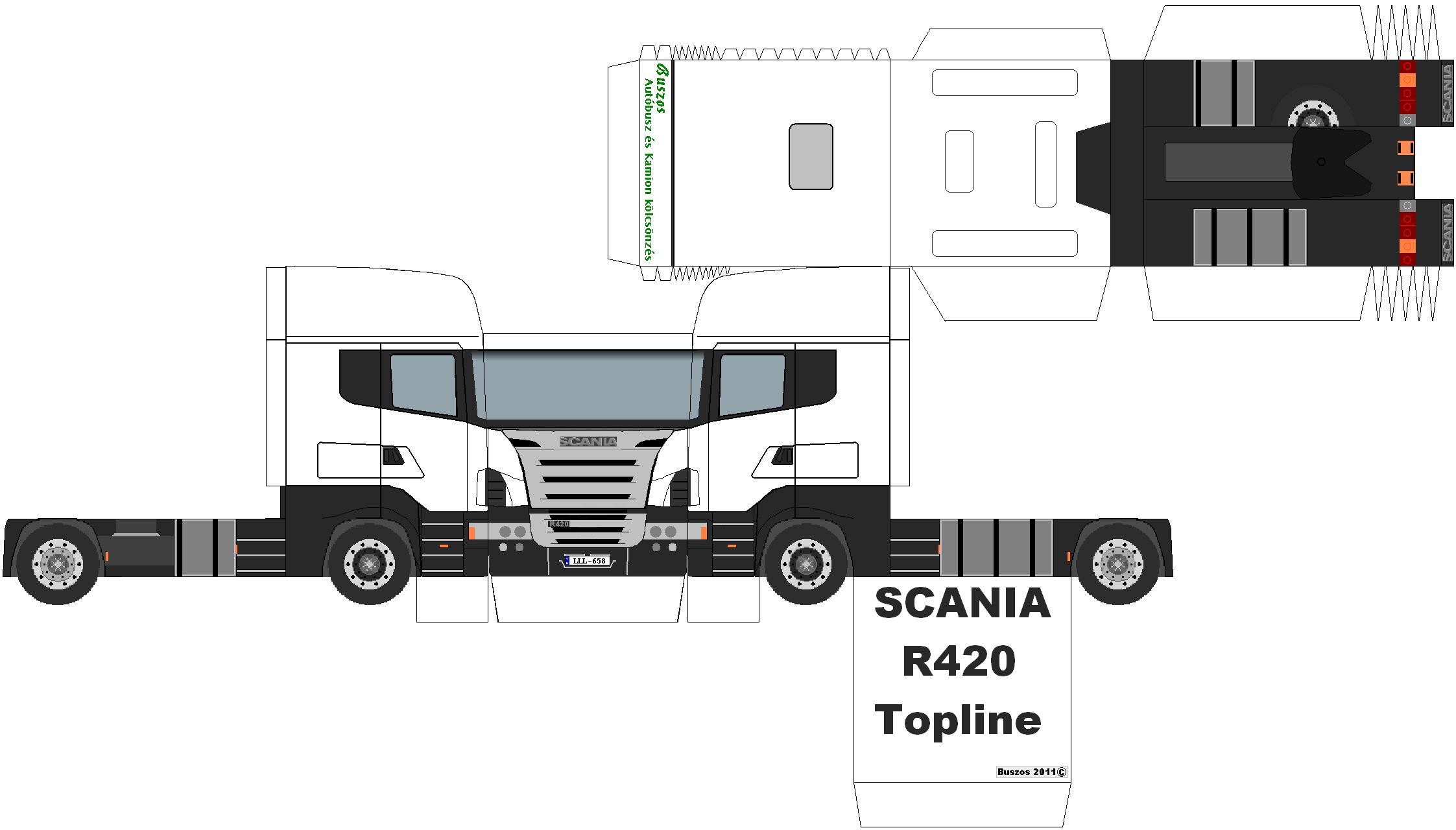 Puzzle camion scania