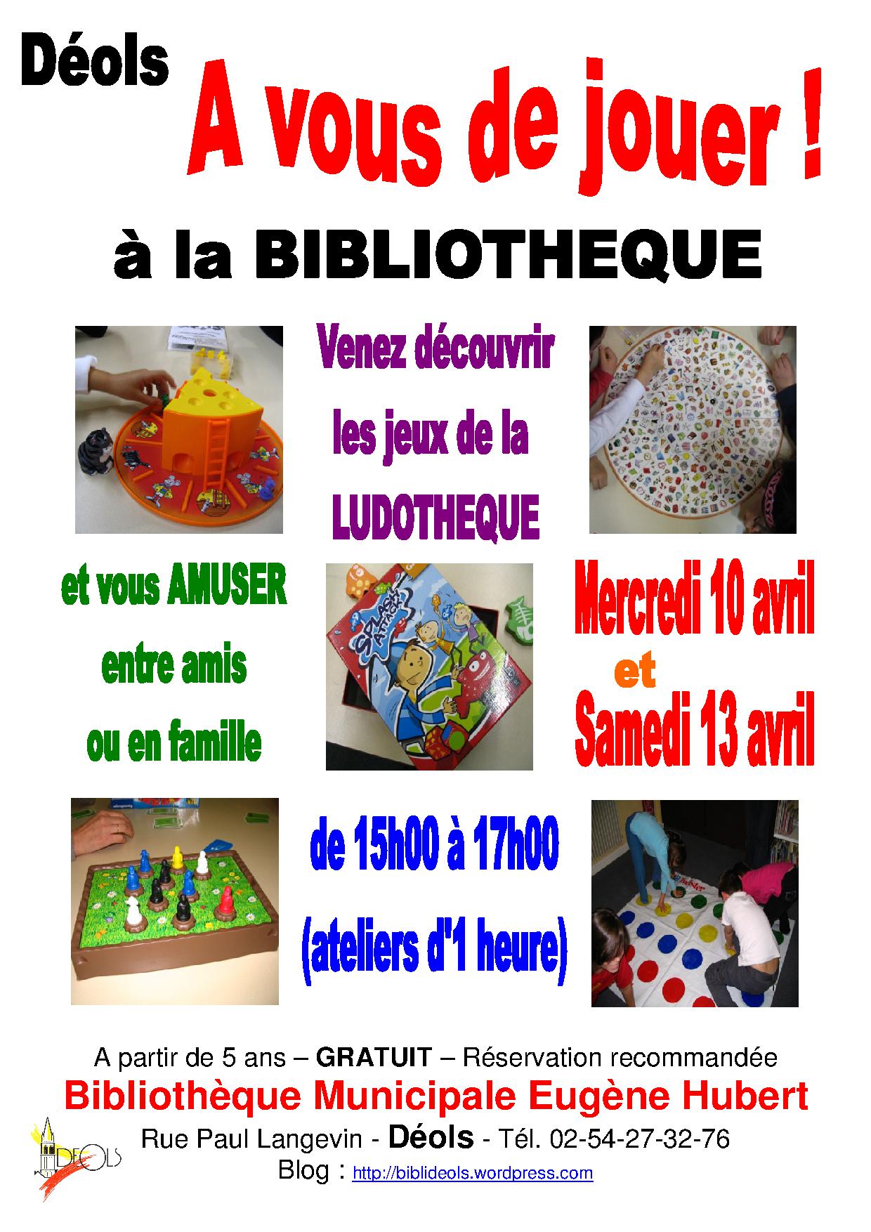 Jeux de société en bibliothèque