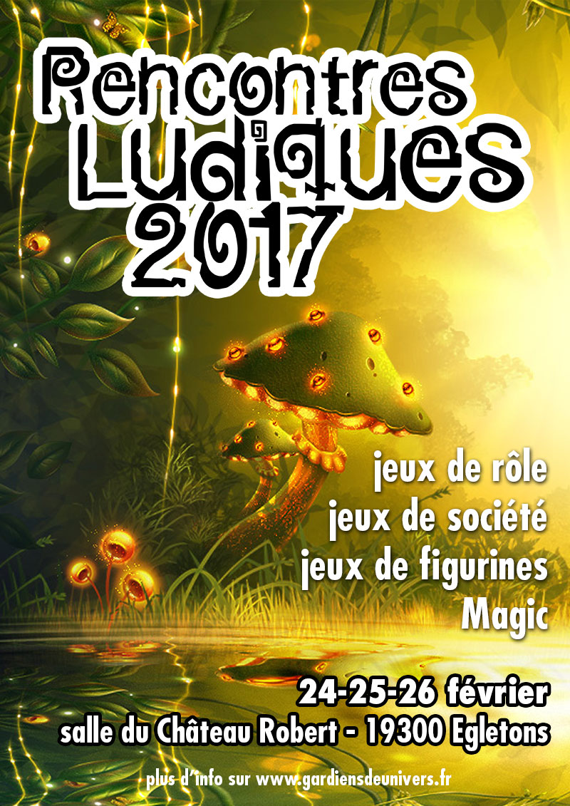 Affiche rencontre jeux de société