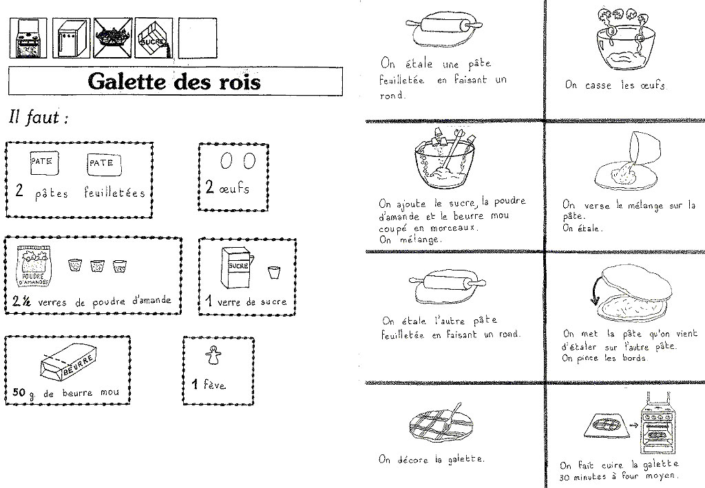 Puzzle galette des rois maternelle