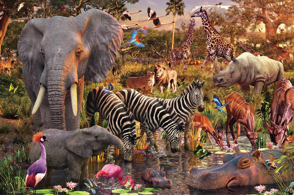 Puzzle ravensburger animaux