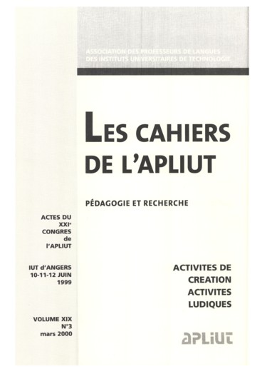 Objectifs pedagogiques jeux de société