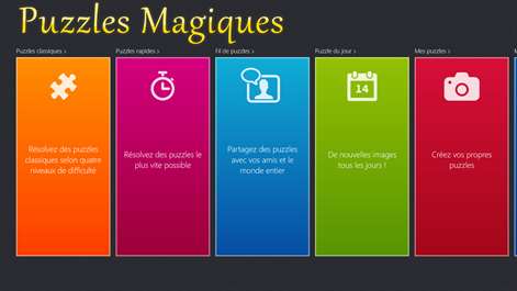 Puzzle magique gratuit pour windows 7