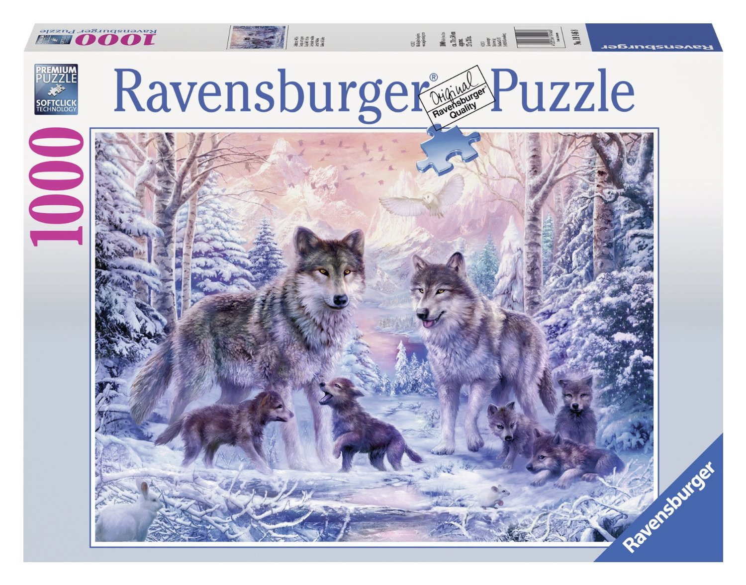 Puzzle loup 1000 pieces