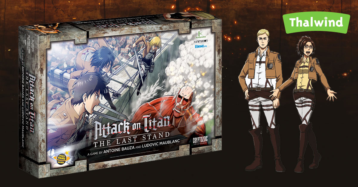 Attaque des titans jeux de société