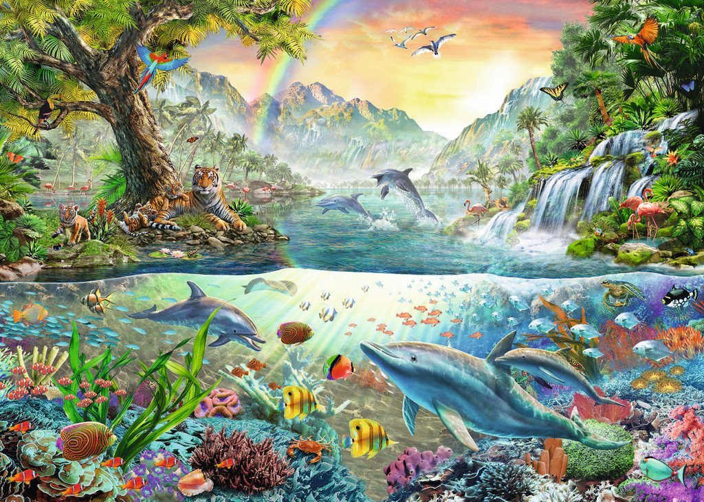 Puzzle 1000 pièces animaux