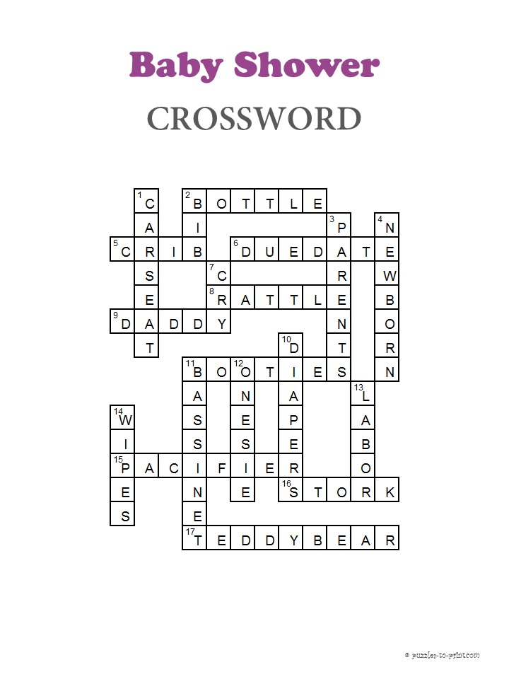 Crossword puzzle games