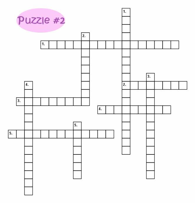 Create a crossword puzzle free printable